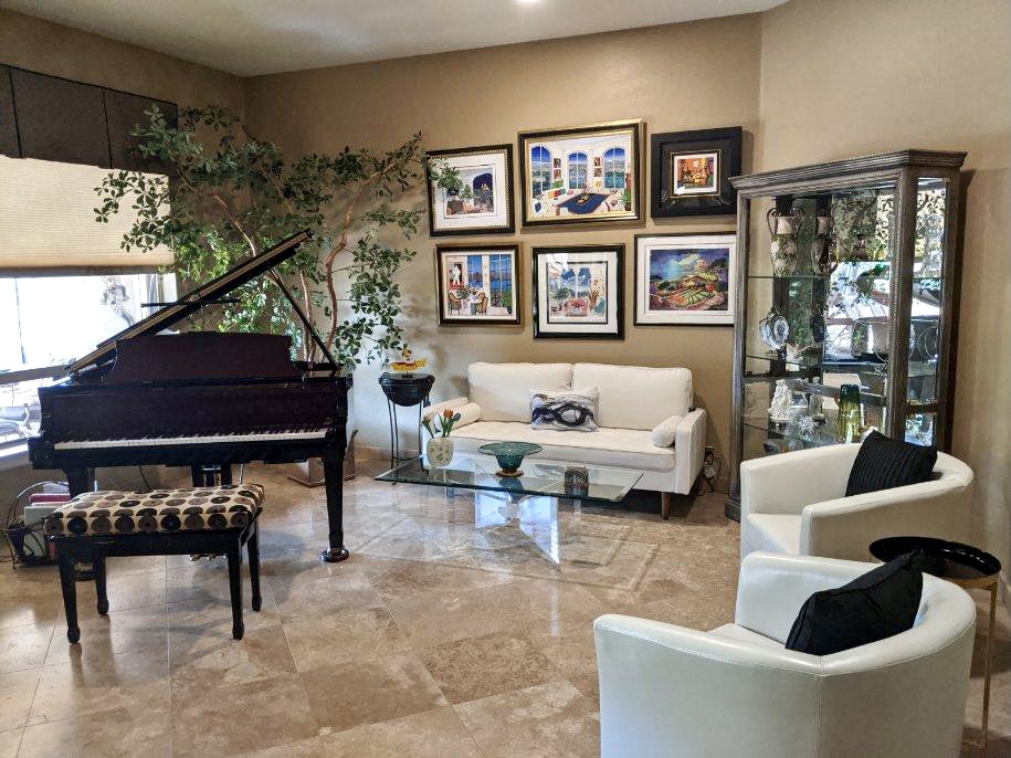 Scottsdale Mtn. formal living room design