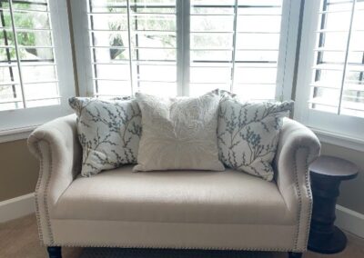 Happy Valley Redesign project bedroom Sitting Area - After